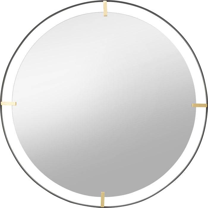 Mirror Betsy Frame Metal Ø90cm by DEKOR - main product image for Resin Society