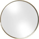 Mirror Curve MO Brass Ø60cm by DEKOR - main product image for Resin Society