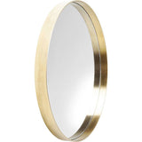 Mirror Curve MO Brass Ø60cm by DEKOR - product image 2 for Resin Society