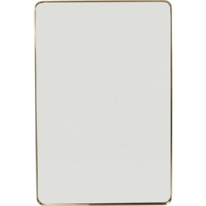 Mirror Curve Rectangular Brass 120x80cm by DEKOR - main product image for Resin Society