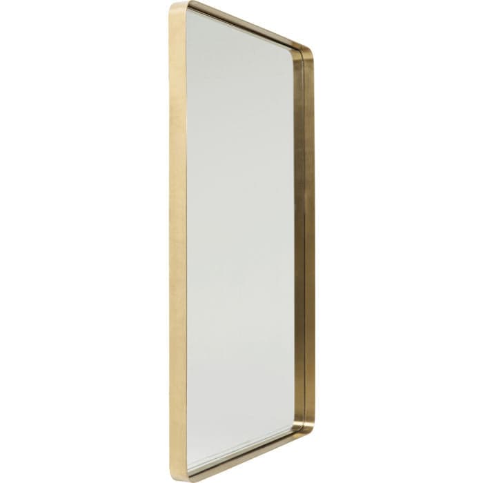 Mirror Curve Rectangular Brass 120x80cm by DEKOR - product image 3 for Resin Society