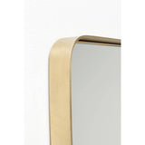 Mirror Curve Rectangular Brass 120x80cm by DEKOR - product image 6 for Resin Society