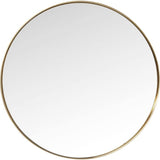 Mirror Curve Round Brass Ø100cm by DEKOR - main product image for Resin Society