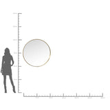 Mirror Curve Round Brass Ø100cm by DEKOR - product image 9 for Resin Society
