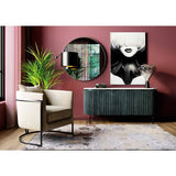 Mirror Curve Round Chrome Ø100 by DEKOR - product image 2 for Resin Society