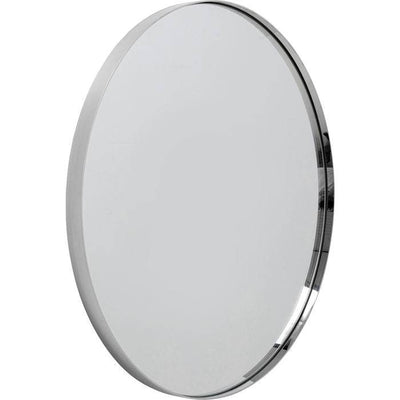 Mirror Curve Round Chrome Ø100