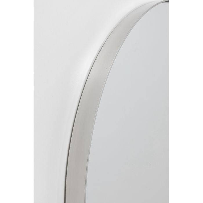 Mirror Curve Round Chrome Ø100