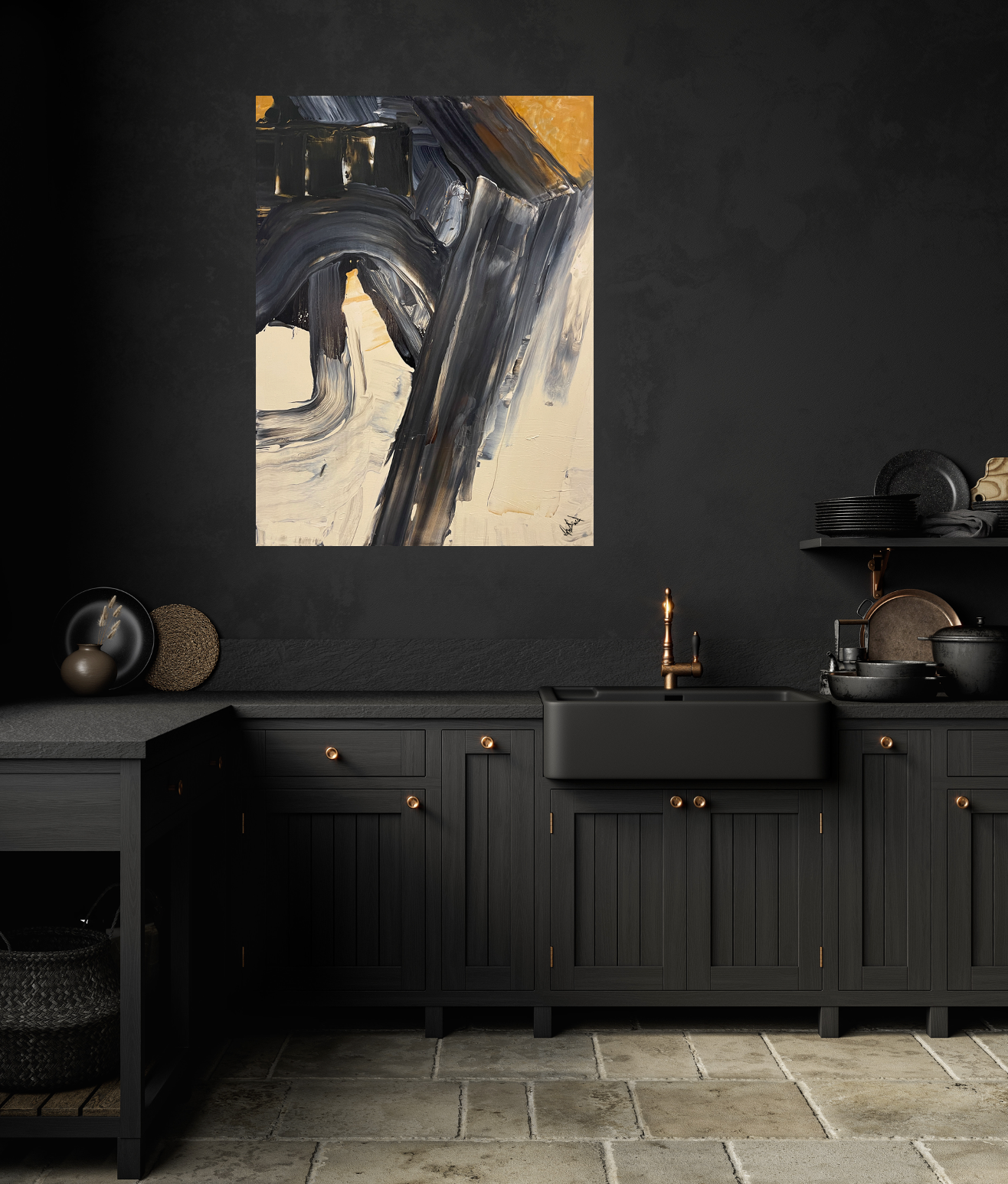 Mod I Artist Enhanced Canvas Print by John Beard Collection - product image 3 for Resin Society