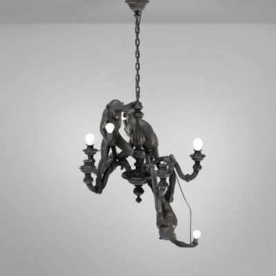 Monkey Chandelier Black by DEKOR - product image 2 for Resin Society