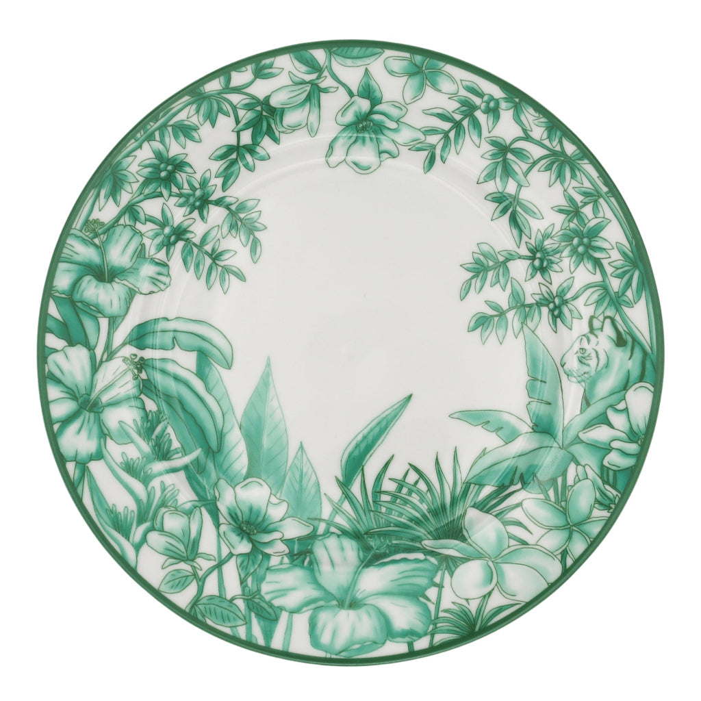 Monsoon Verdant Dinner Plate - Case of 12 Plates (+3 Bonus Plates) by Ro'Table - main product image for Resin Society