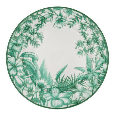 Monsoon Verdant Dinner Plate - Case of 12 Plates (+3 Bonus Plates) by Ro'Table - main product image for Resin Society