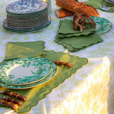 Monsoon Verdant Starter Plate - Set of 4 (+1 Bonus Plate) by Ro'Table - product image 12 for Resin Society