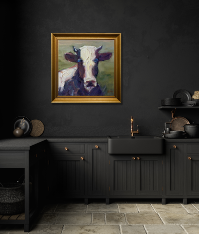 Moo Moo II Artist Enhanced Canvas Print