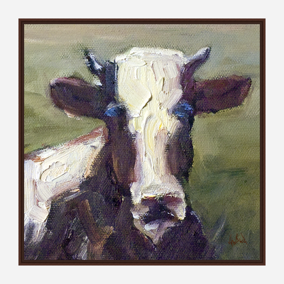 Moo Moo II Artist Enhanced Canvas Print
