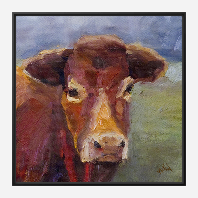 Moo Moo I Artist Enhanced Canvas Print