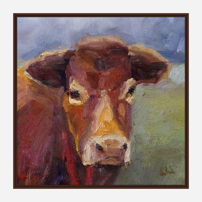 Moo Moo I Artist Enhanced Canvas Print