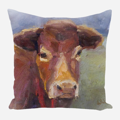 Moo Moo I Pillow by John Beard Collection - main product image for Resin Society