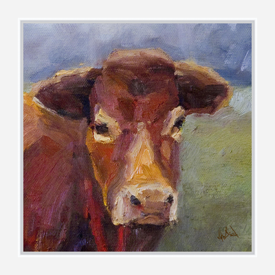 Moo Moo I Artist Enhanced Canvas Print