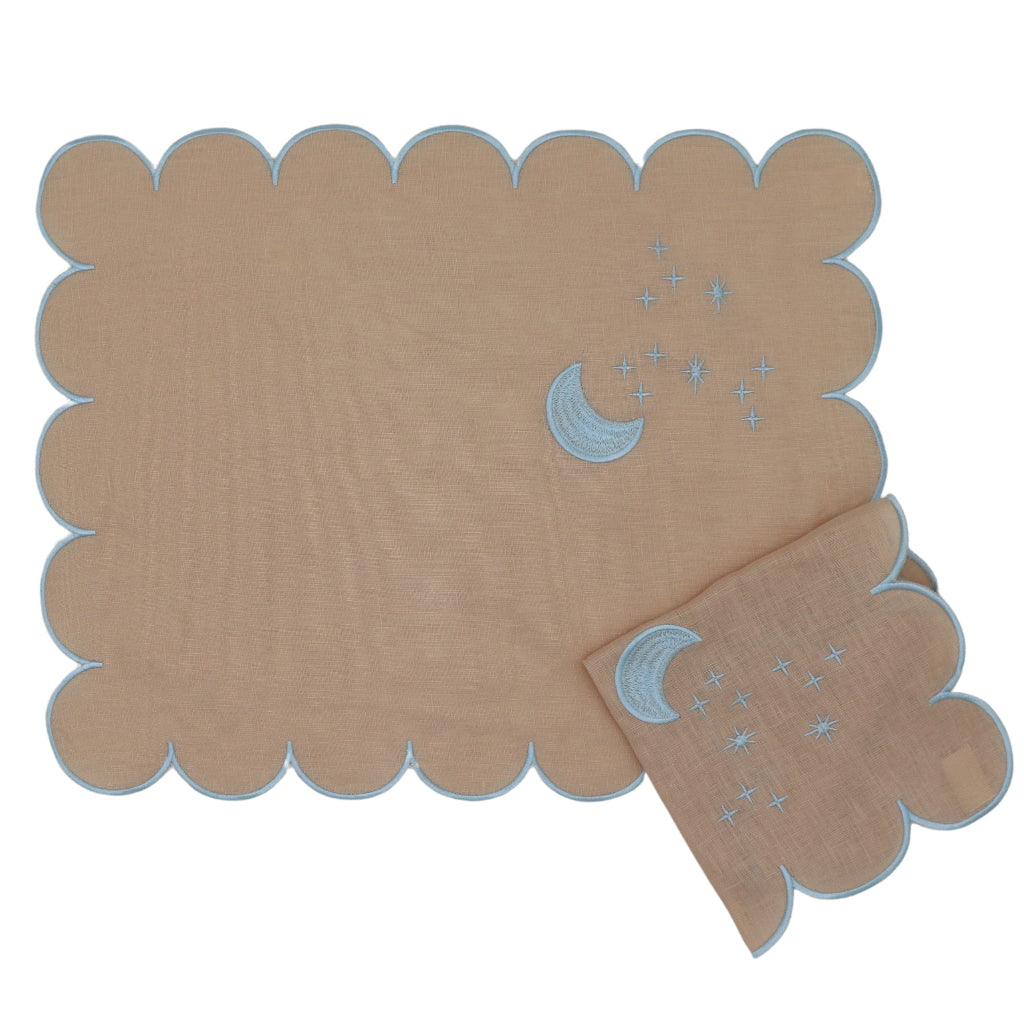 Moonbeam Napkin - Set of 4 by Ro'Table - product image 2 for Resin Society