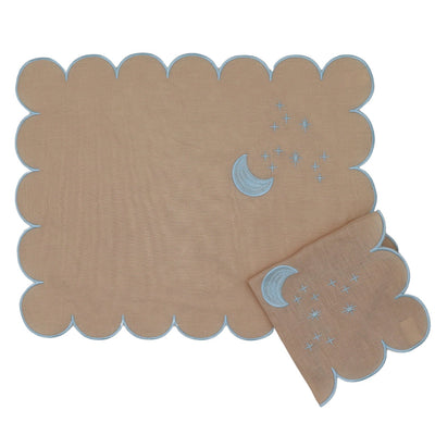 Moonbeam Napkin - Set of 4 by Ro'Table - product image 2 for Resin Society