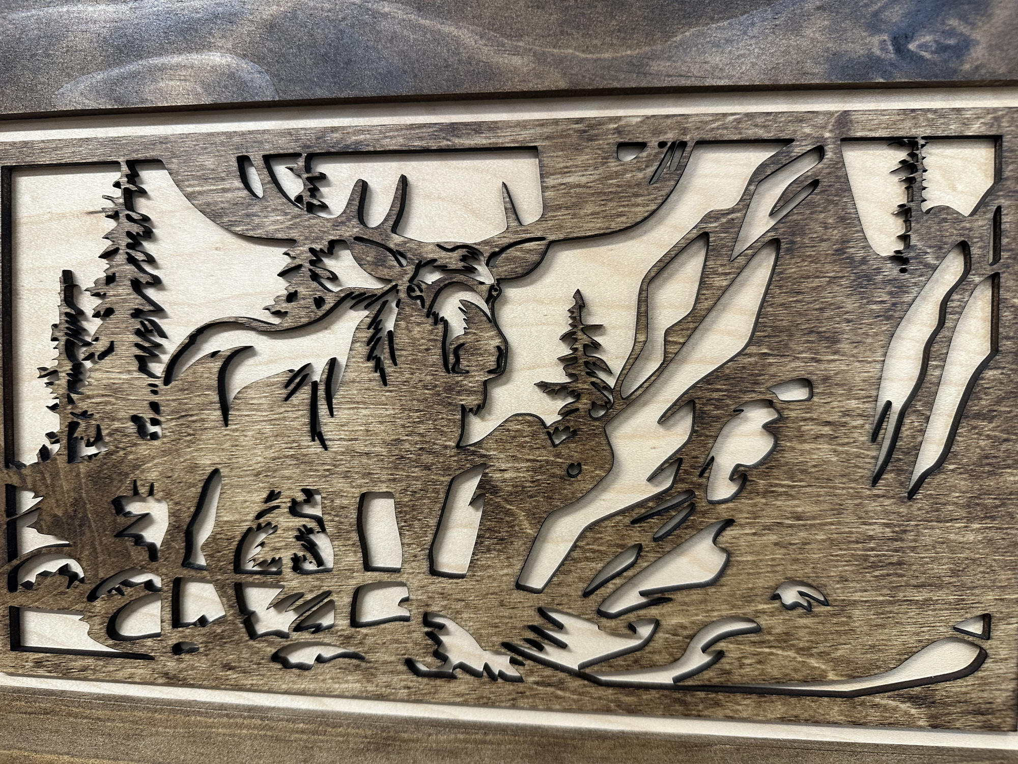Moose in the Woods Gun Concealment Furniture by Bellewood Designs - product image 16 for Resin Society