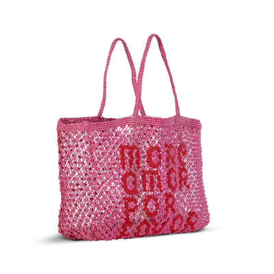 More Amor Por Favor Macrame Jute Tote by Tin Marin Brand - product image 2 for Resin Society