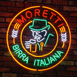 Moretti Birra Italiana Beer Neon Signs by Neon Signs Land - main product image for Resin Society