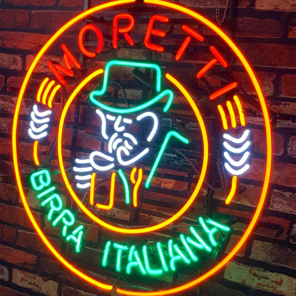 Moretti Birra Italiana Beer Neon Signs by Neon Signs Land - product image 2 for Resin Society