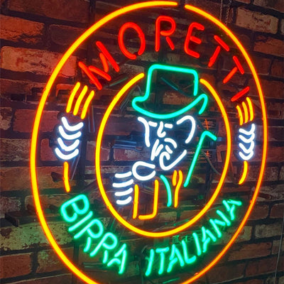 Moretti Birra Italiana Beer Neon Signs by Neon Signs Land - product image 3 for Resin Society