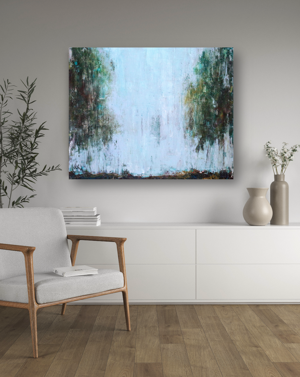 Morning Dew Artist Enhanced Canvas Print by John Beard Collection - product image 2 for Resin Society