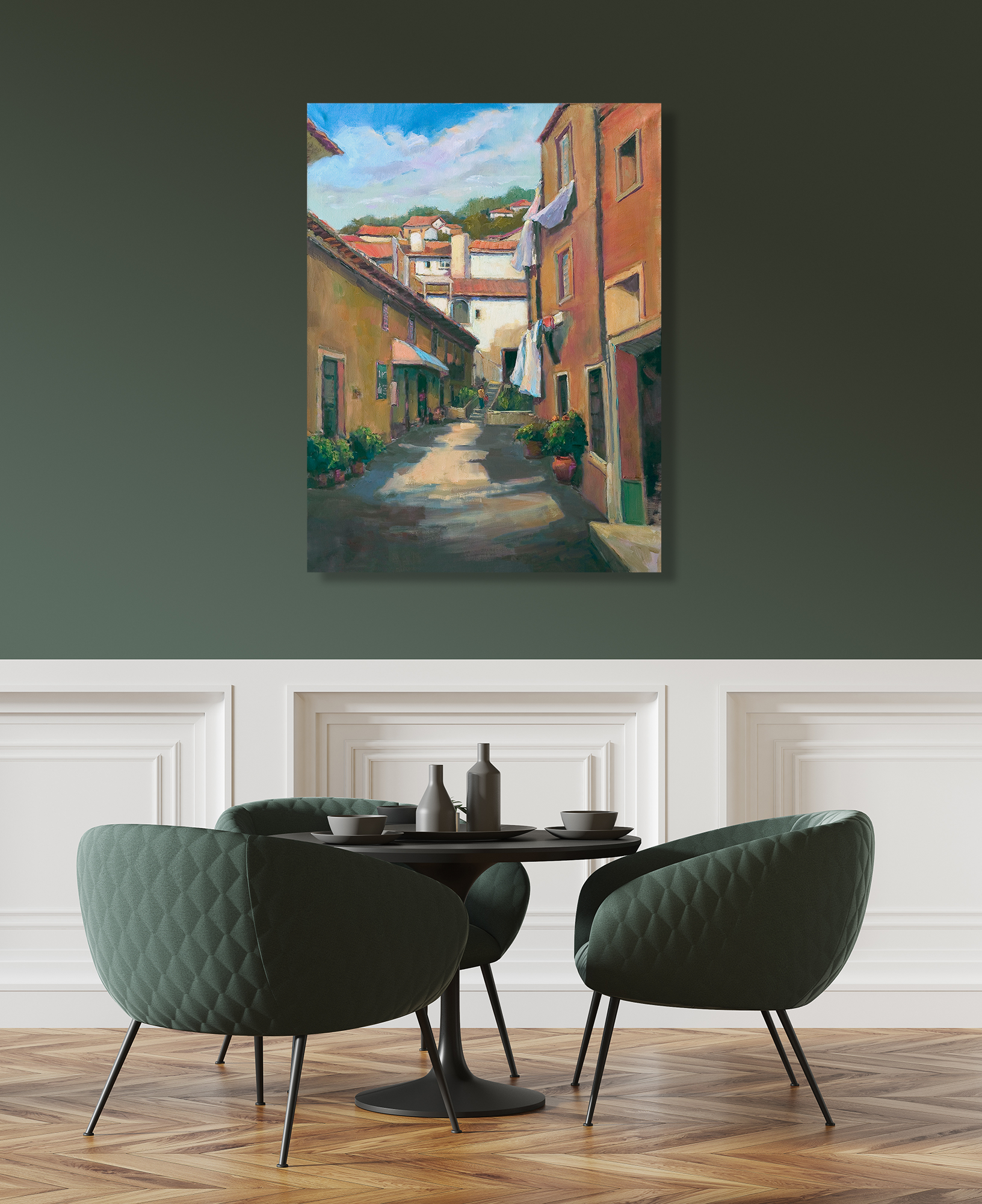Morning Light Artist Enhanced Canvas Print by John Beard Collection - product image 3 for Resin Society