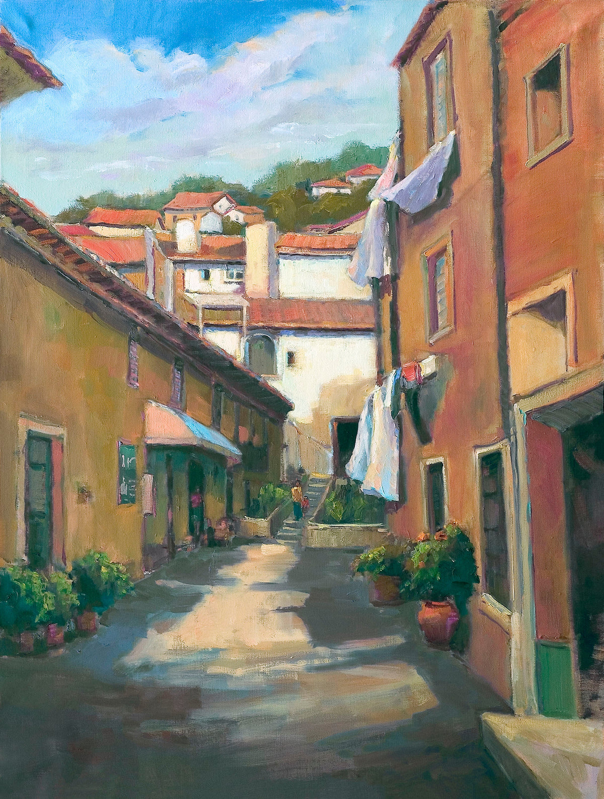 Morning Light Artist Enhanced Canvas Print by John Beard Collection - main product image for Resin Society