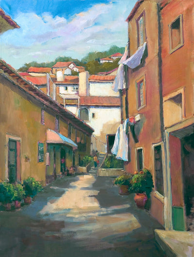 Morning Light Artist Enhanced Canvas Print by John Beard Collection - main product image for Resin Society
