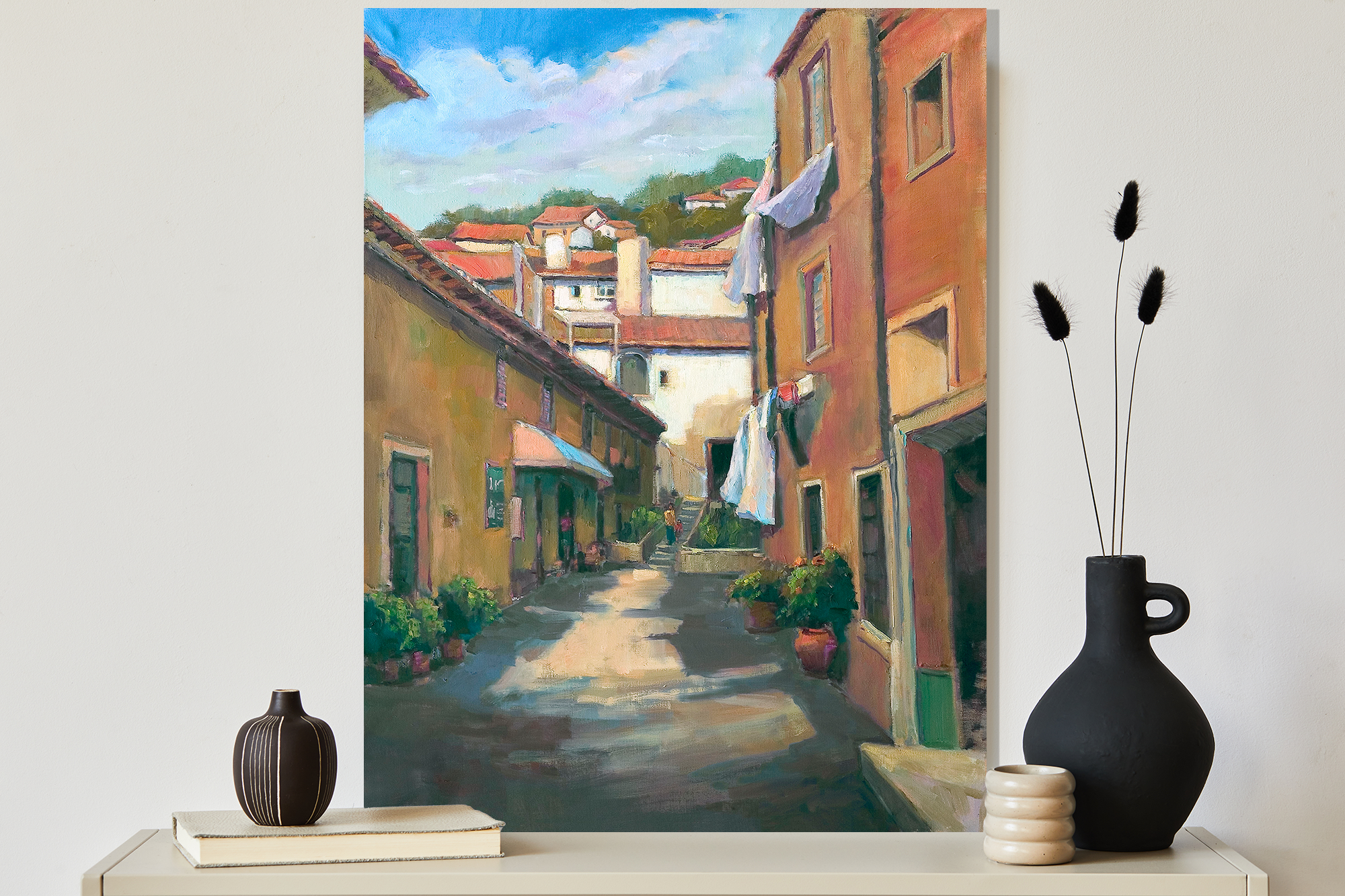 Morning Light Artist Enhanced Canvas Print by John Beard Collection - product image 2 for Resin Society