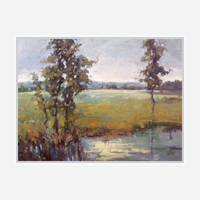 Morning on the Marsh Artist Enhanced Canvas Print by John Beard Collection - product image 7 for Resin Society