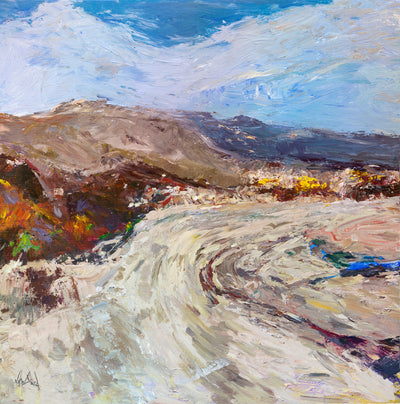 Mountain Pass Artist Canvas Enhanced Print by John Beard Collection - main product image for Resin Society