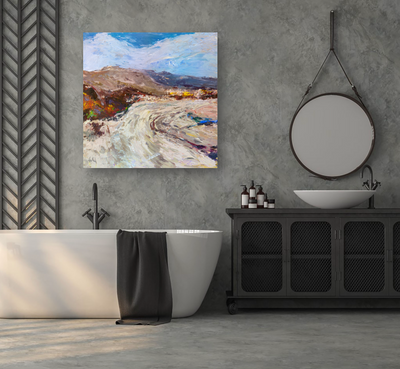 Mountain Pass Artist Canvas Enhanced Print by John Beard Collection - product image 3 for Resin Society