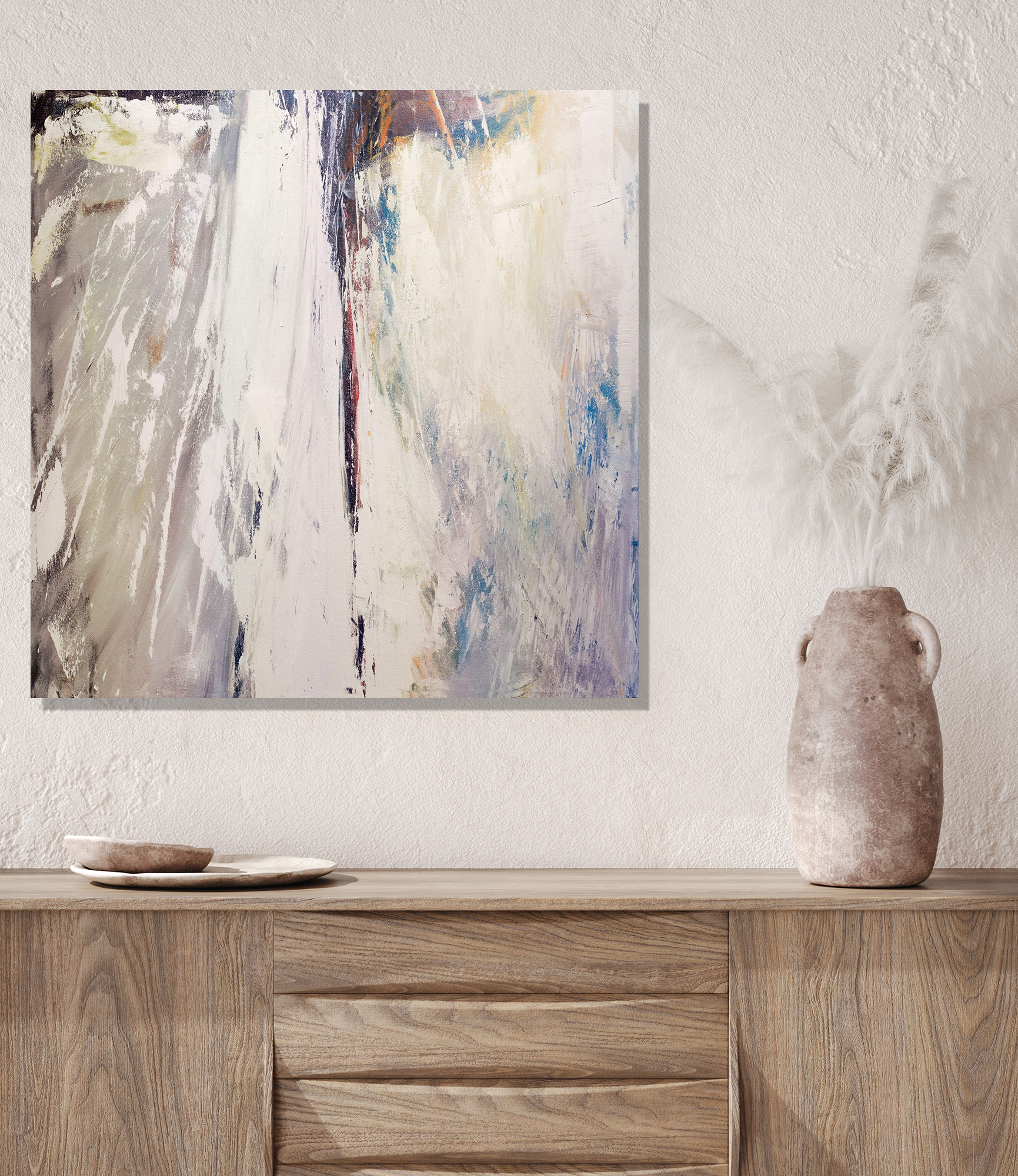 Mountain View Artist Enhanced Canvas Print by John Beard Collection - product image 4 for Resin Society