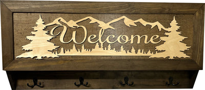 Mountain Scene Welcome Concealment Decor by Bellewood Designs - product image 10 for Resin Society