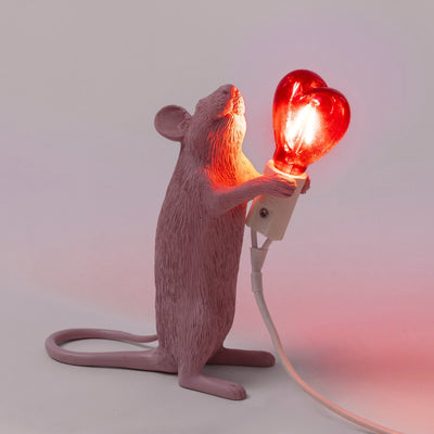 Mouse Lamp Love Edition detail image - Resin Society