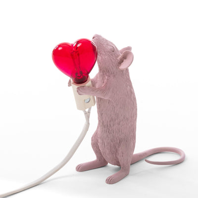 Mouse Lamp Love Edition by DEKOR - Resin Society