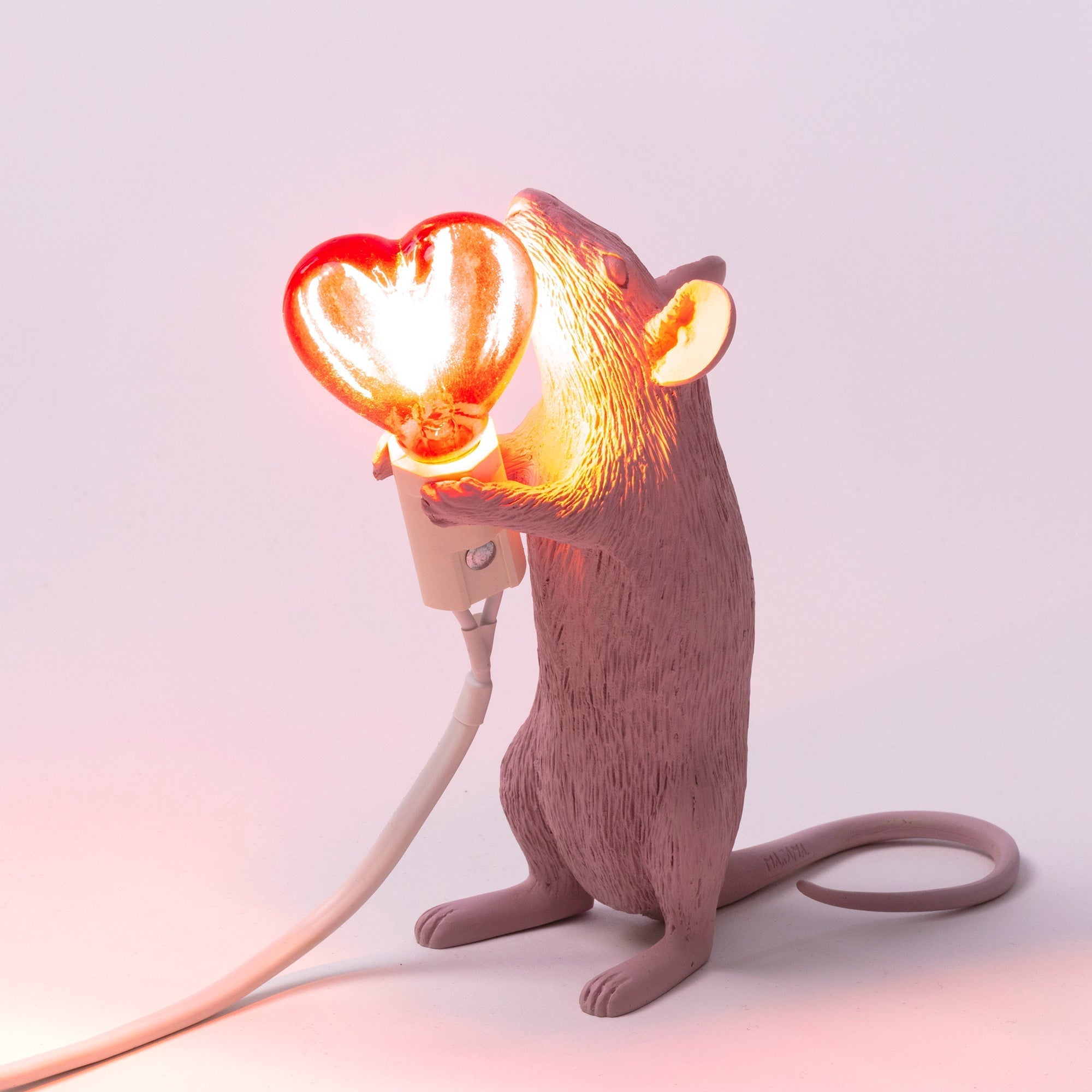 Mouse Lamp Love Edition detail image - Resin Society