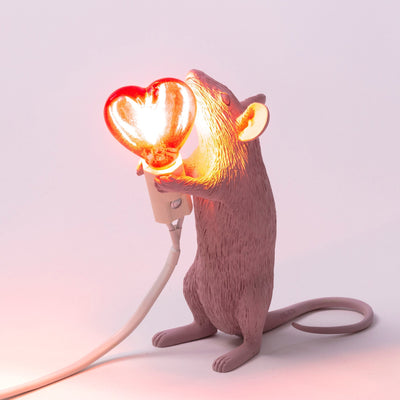 Mouse Lamp Love Edition detail image - Resin Society