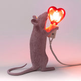 Mouse Lamp Love Edition detail image - Resin Society