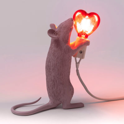 Mouse Lamp Love Edition detail image - Resin Society