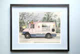Mister Softee at Dusk, Street Scene by Art By Francis - product image 3 for Resin Society
