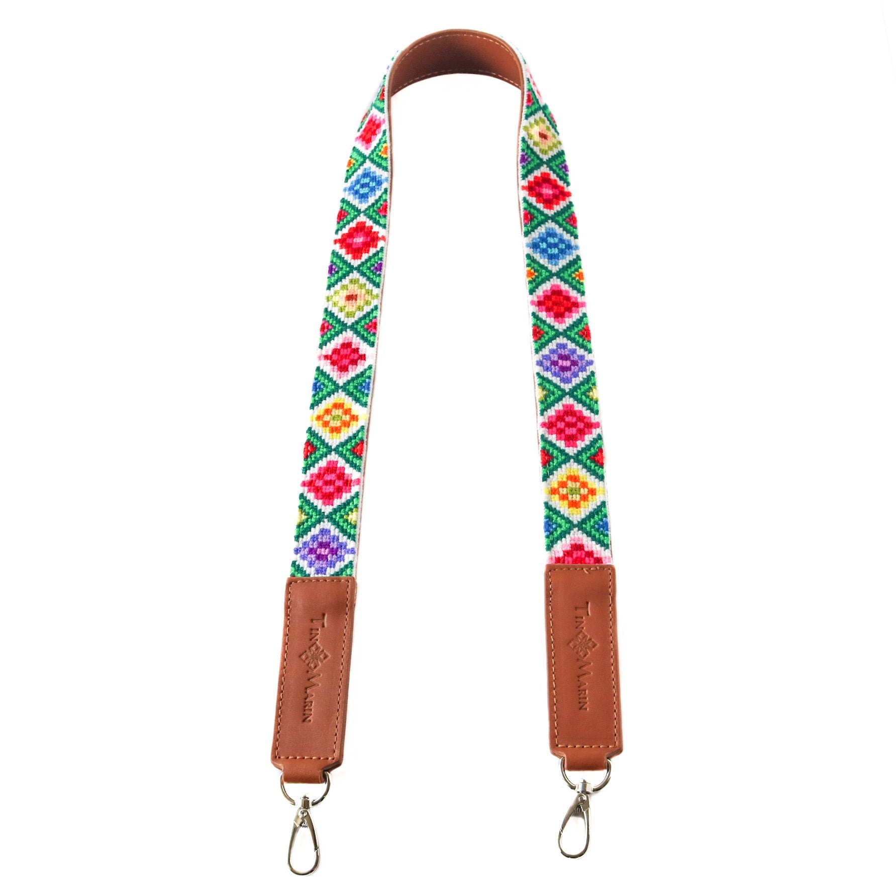 Mai Woven Bag Strap - Multi with Leather by Tin Marin Brand - product image 6 for Resin Society