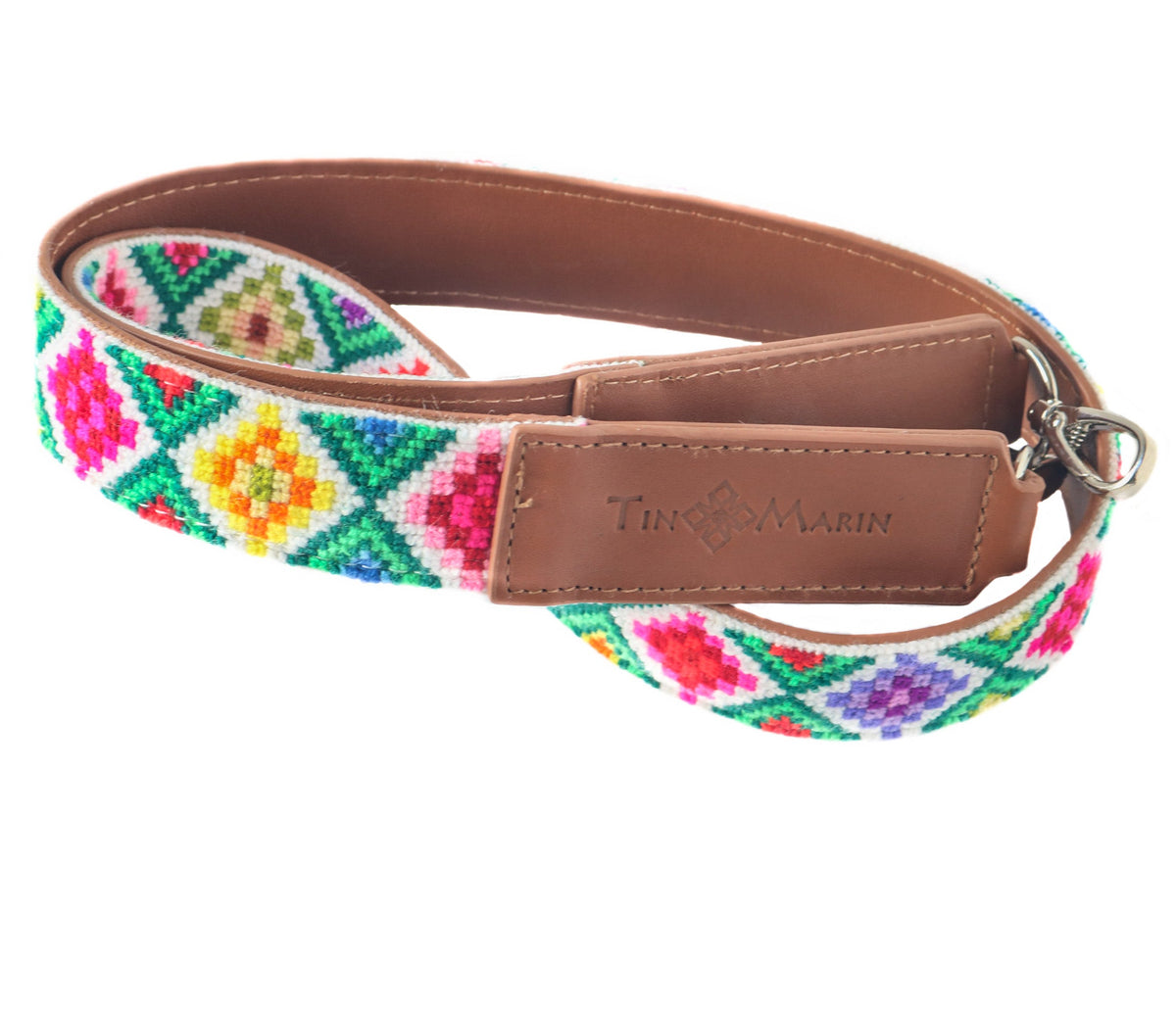 Mai Woven Bag Strap - Multi with Leather by Tin Marin Brand - product image 9 for Resin Society