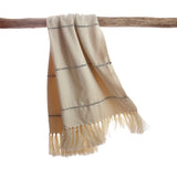 Black Multi Striped Throw Blanket by Homelosophy