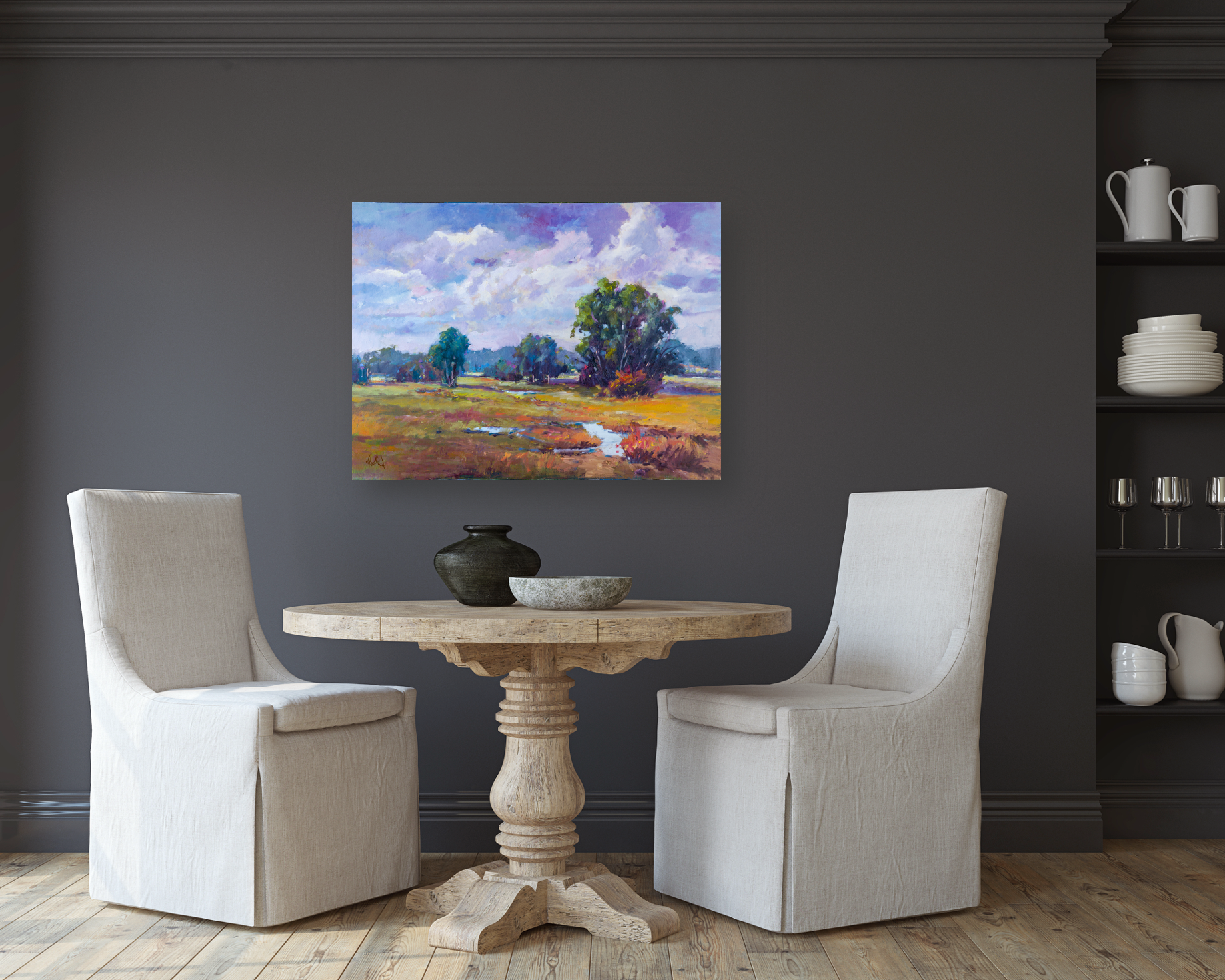 Murrells Inlet Artist Enhanced Canvas Print by John Beard Collection - product image 2 for Resin Society